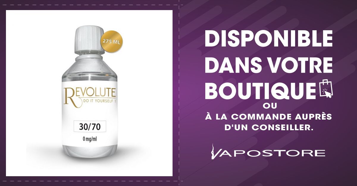 Base 275ml 00mg Revolute - Vapostore