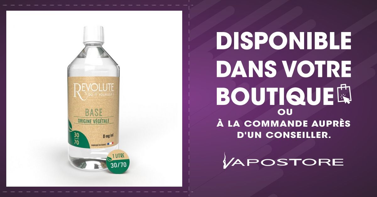 Base Vgtale 1L 00mg Revolute - Vapostore
