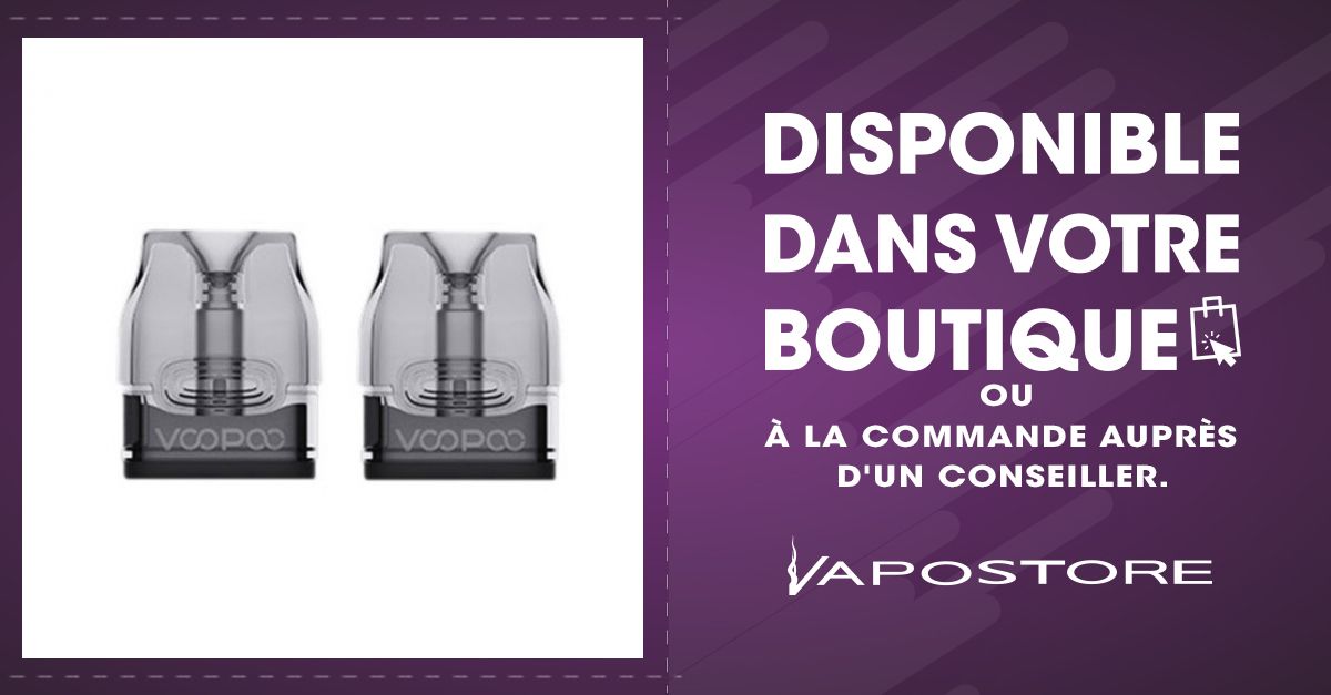 Pack de 2 Pods 3ml + résistance Mesh Vmate V2 Voopoo