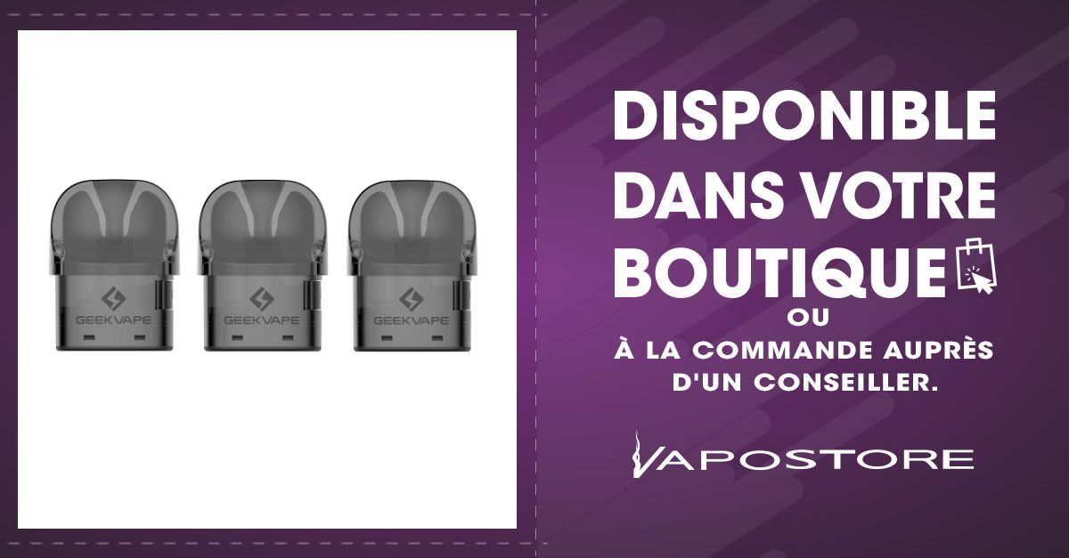 pack de 3 pods 2ml + résistance série u geekvape U Series : lequel des 3 kits pods Geek Vape choisir ? main image 1