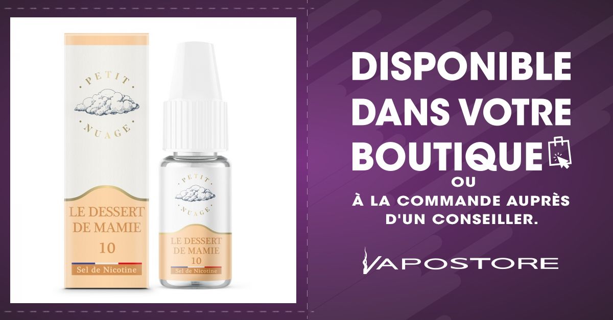 Le Dessert De Mamie Nic Salt Petit Nuage 10ml -...