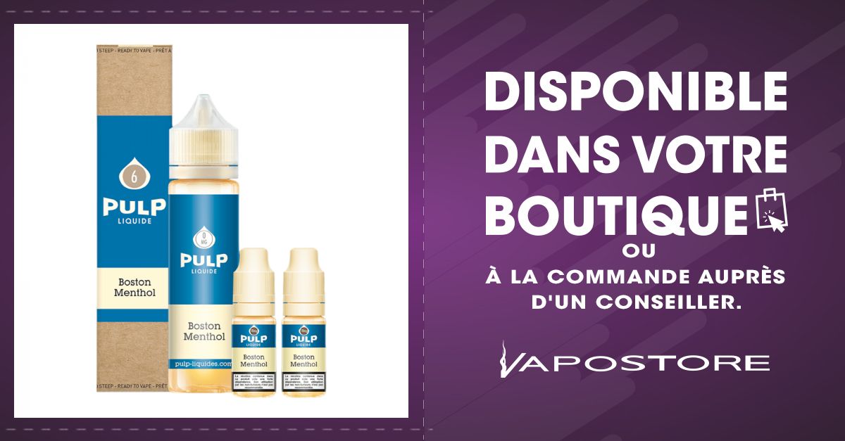 Pack 40ml + 2x10ml Boston Menthol Pulp - 06mg -...
