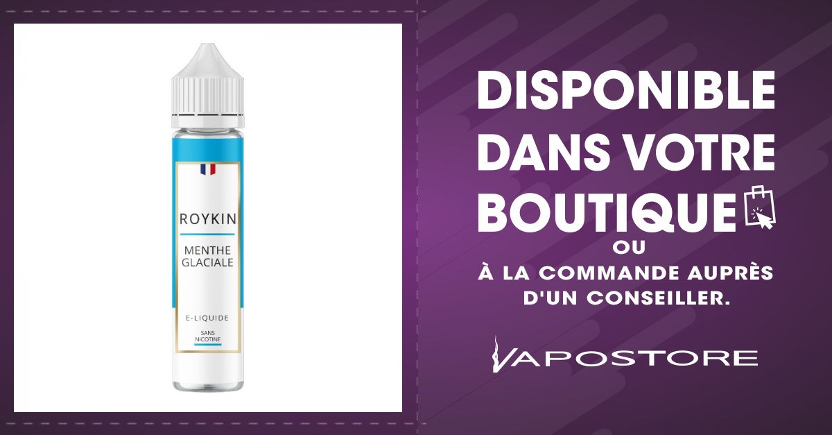 Menthe Glaciale Roykin 50ml - Vapostore