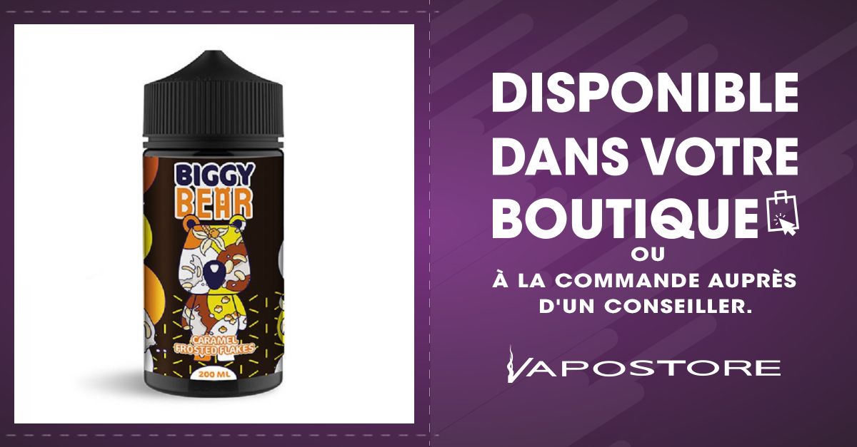 Caramel Frosted Flakes Biggy Bear 200ml - Vapostore
