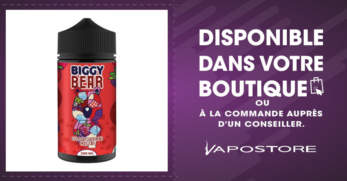Fruits Rouges Givrs Biggy Bear 200ml - Vapostore