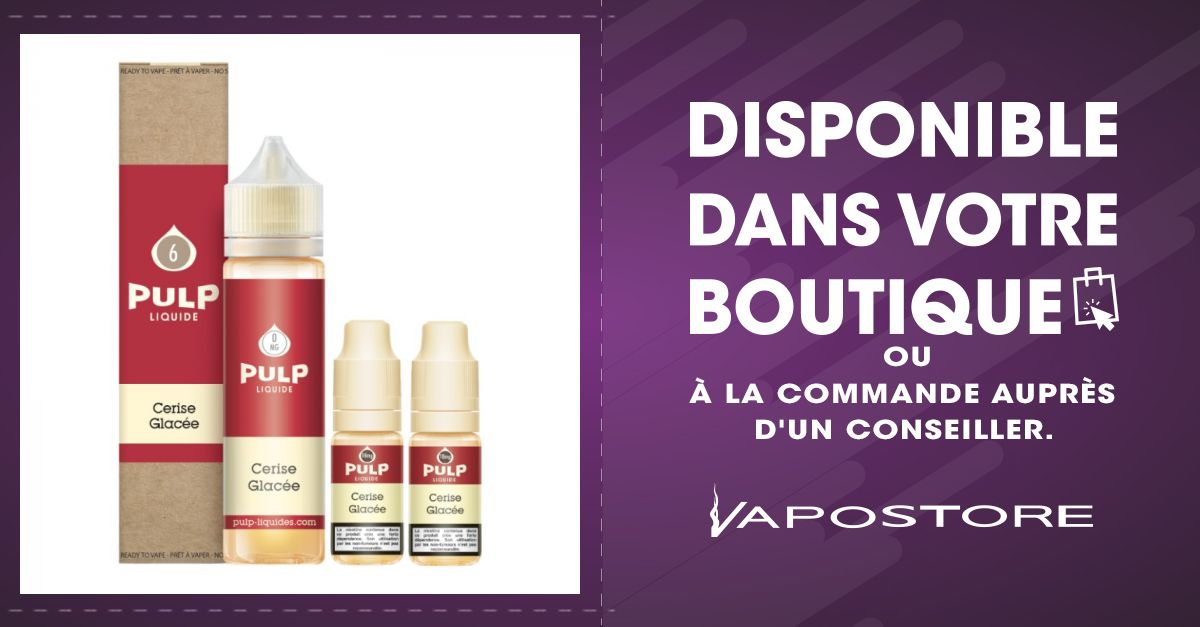 Pack 40ml + 2x10ml Cerise Glace Pulp - 06mg - Vapostore