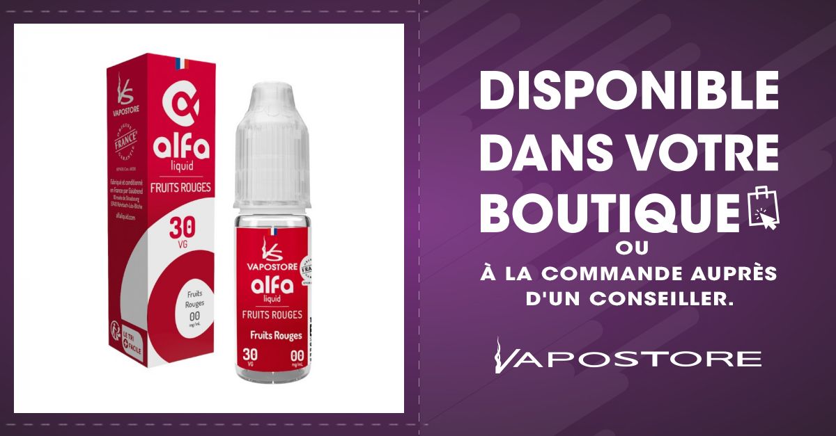 pod velocity oxva E-liquide Rouge 10 ml Ecobox - Alfaliquid pas cher