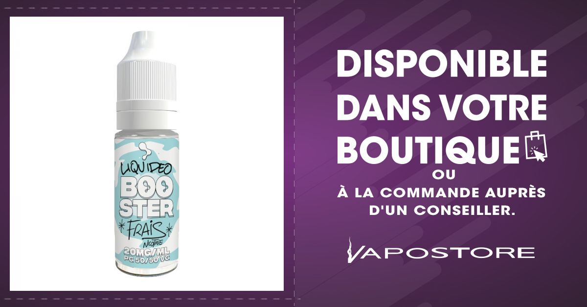 Booster Frais Nicotine 50/50 Liquideo 10ml 20mg -...
