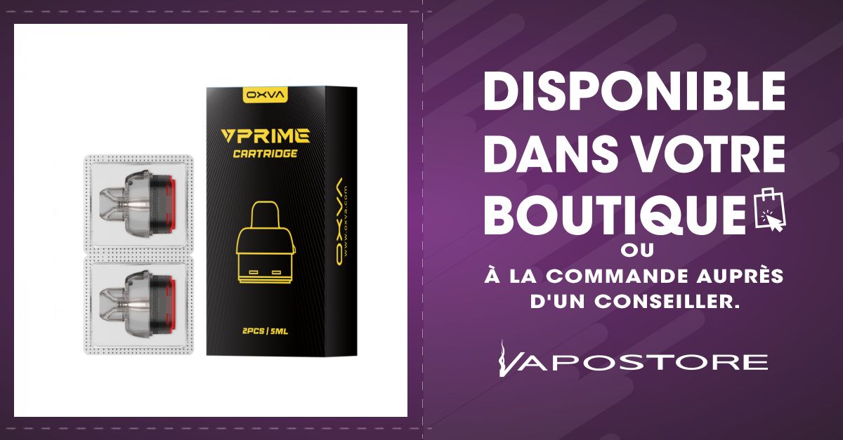Pack de 2 Pods 5ml + résistance Vprime Oxva