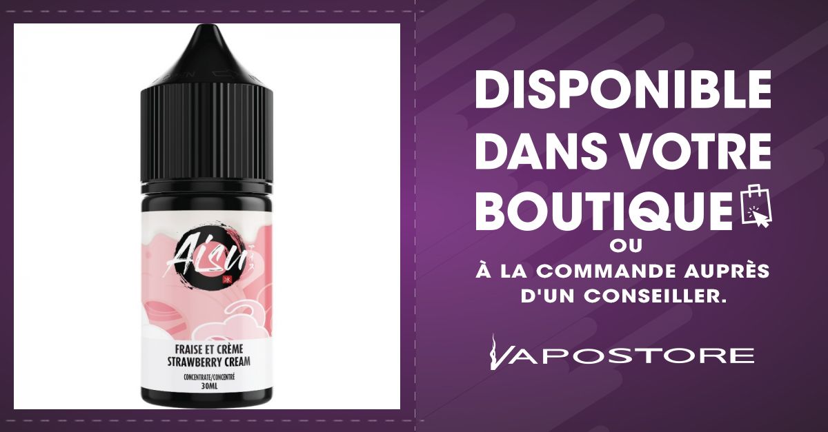 Strawberry Cream Concentré Aisu Zap Juice 30ml -