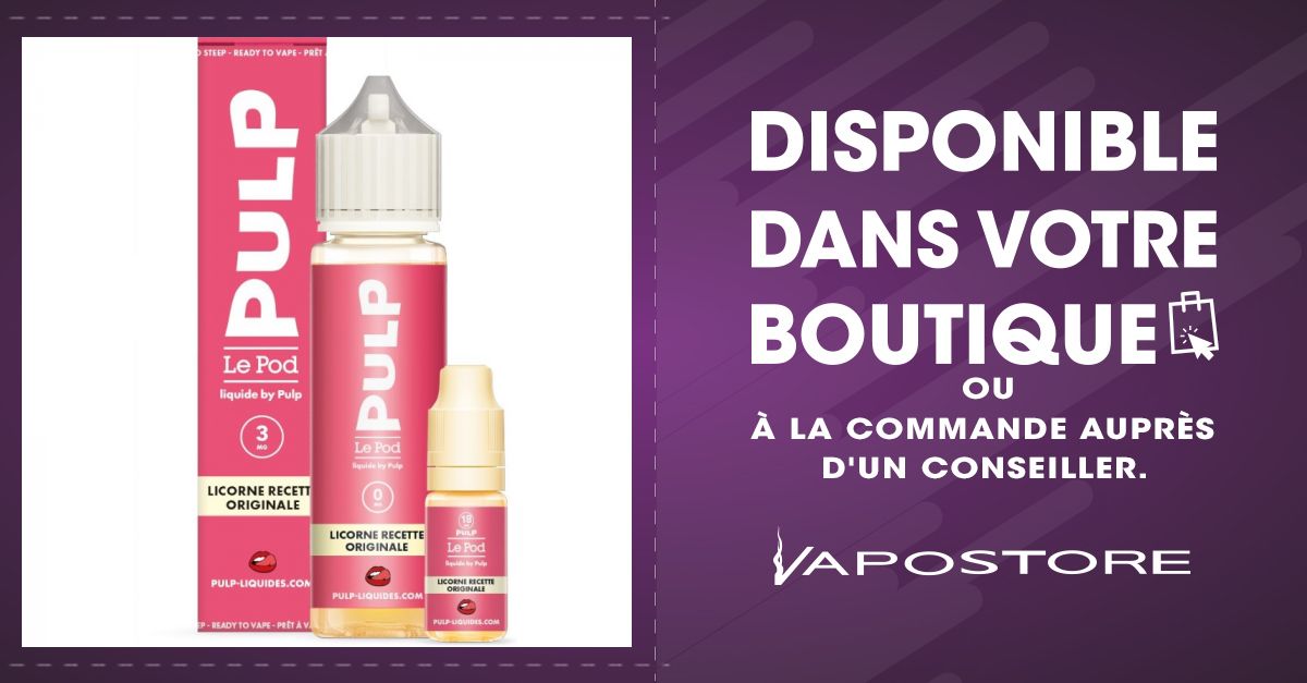 e-liquide pulp licorne originale 200 ml Concentré Licorne Recette Originale 30ml - Pulp