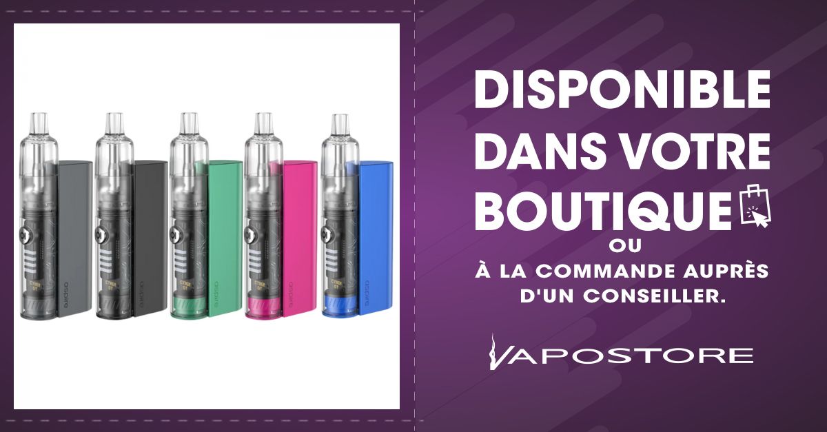 Kit Cyber GT 2400 Pod 2400mah 3ml Aspire - Vapostore