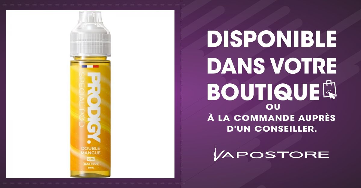 Double Mangue Prodigy. 50ml - Vapostore Double Mangue Prodigy. 50ml - Vapostore