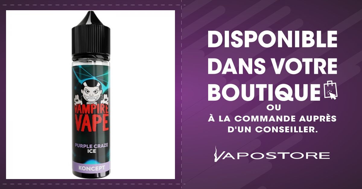 Purple Craze Ice Koncept Vampire Vape 50ml - Vapostore