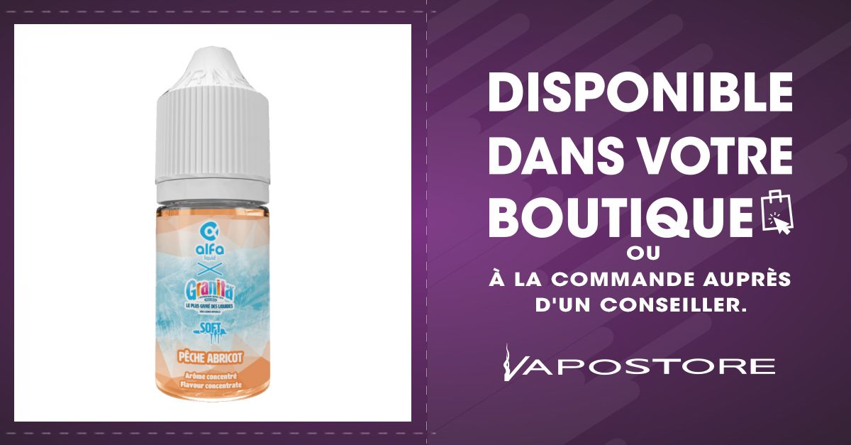 Pche Abricot Concentr Granita Soft 30ml - Vapostore Pche Abricot Concentr Granita Soft 30ml - Vapostore