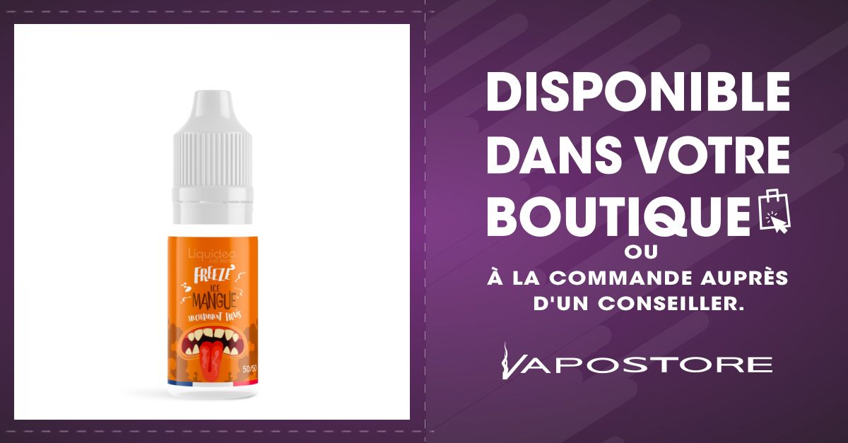 Ice Mangue Freeze Liquideo 10ml - Vapostore
