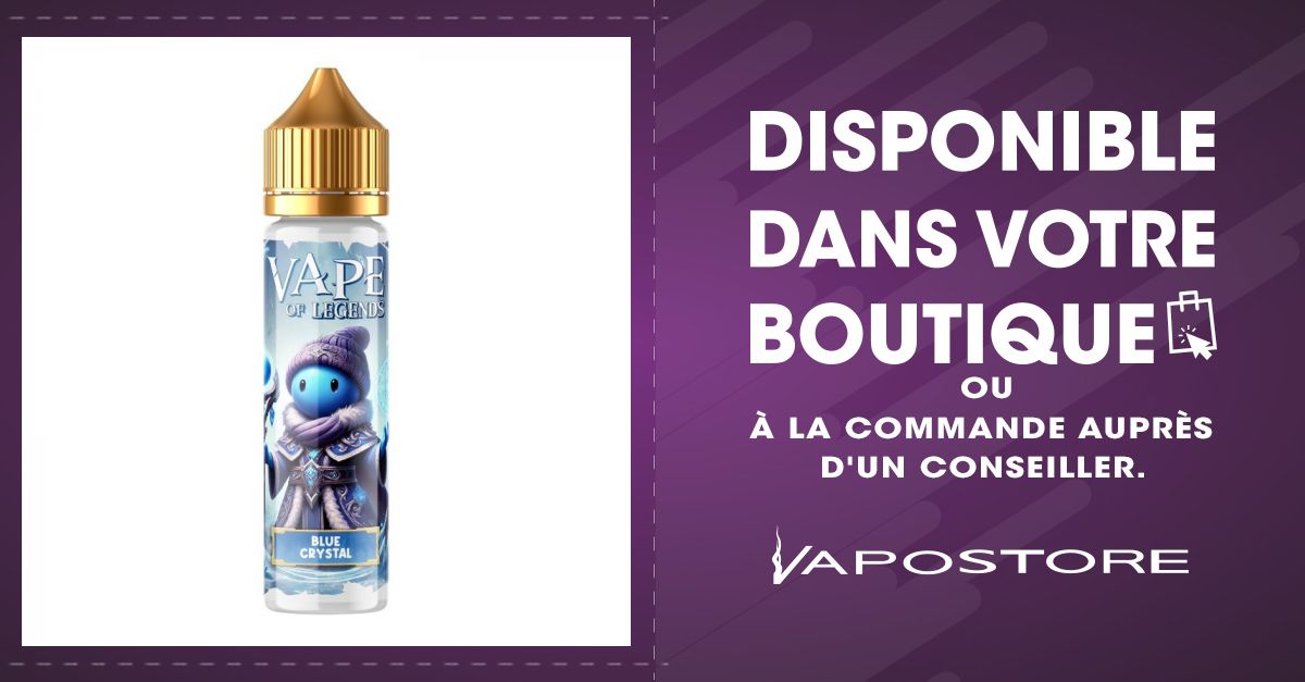 Blue Crystal Vape Of Legends 50ml - Vapostore