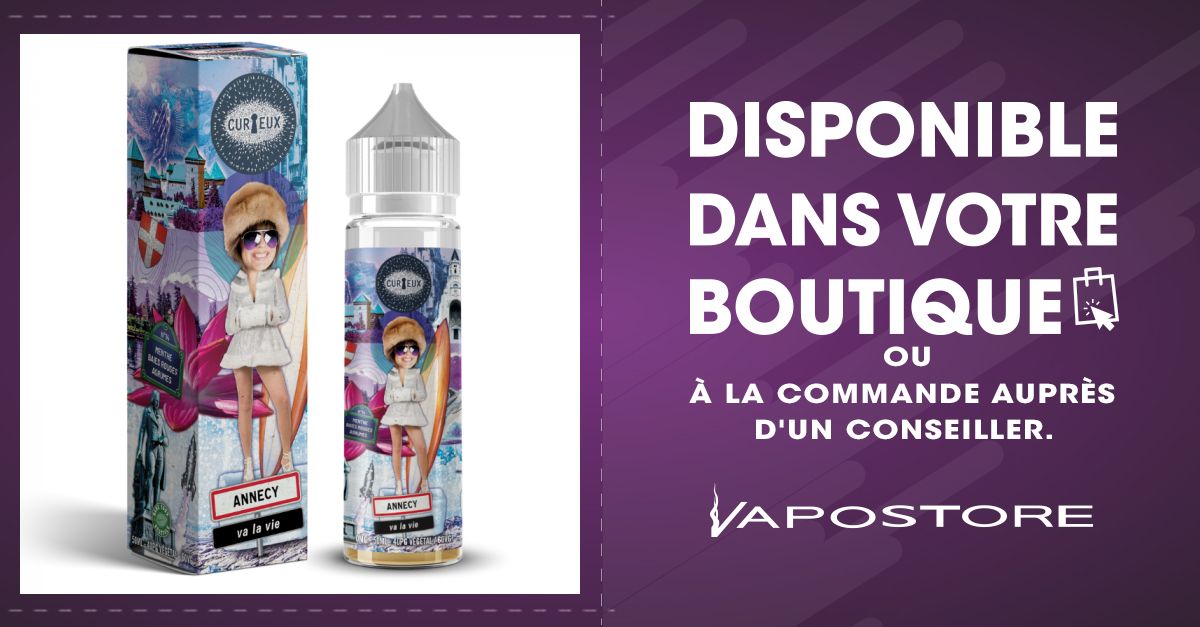 vape annecy Concentré Annecy Va La Vie 30ml de Curieux main image 0