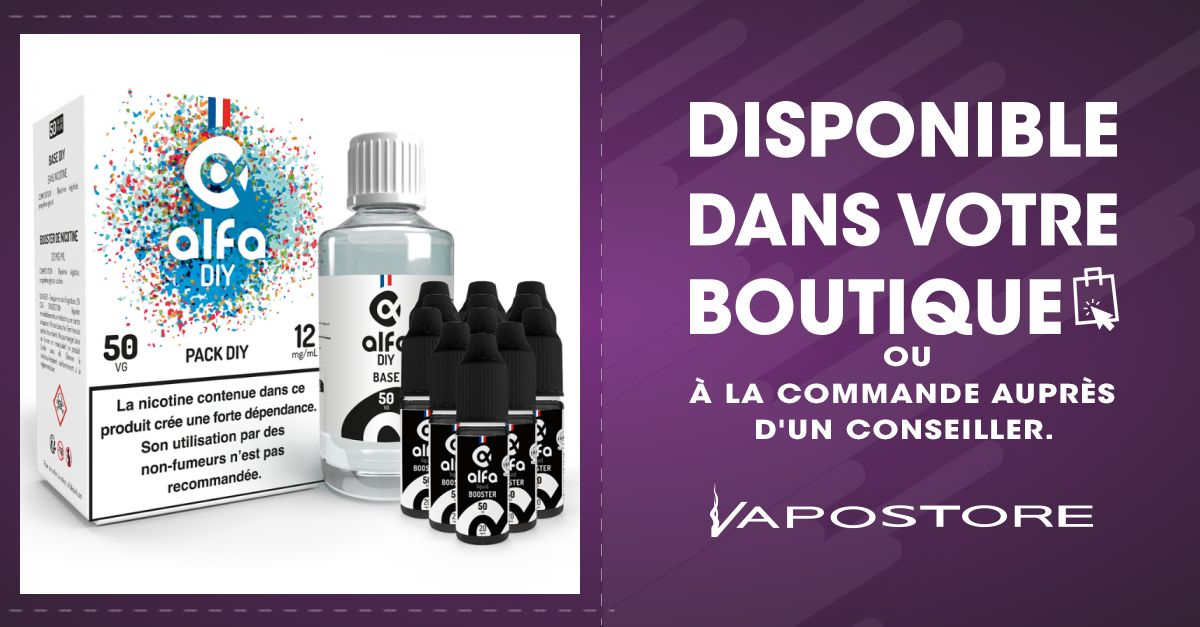 Pack DIY 200ml 50/50 12mg Alfa DIY - Vapostore