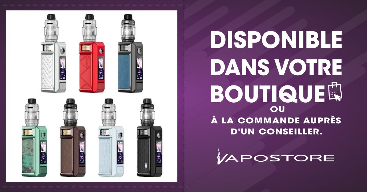 Kit Drag 6 220W 4400mAh (+ ato Uforce X II 5ml)