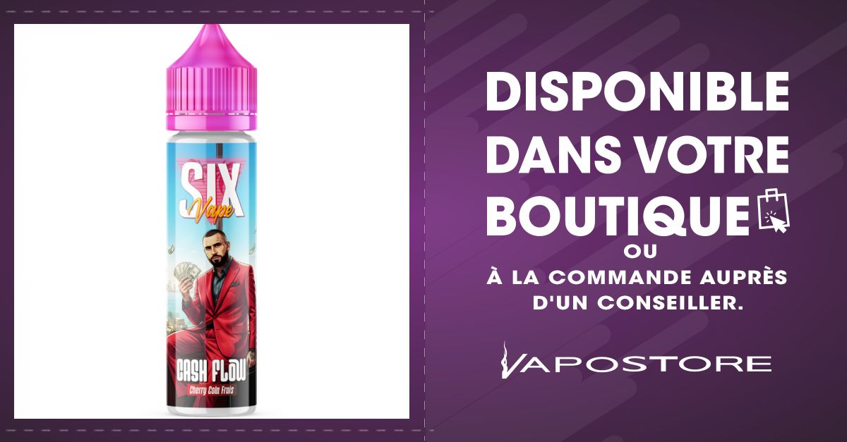 Cash Flow Six Vape 50ml - Vapostore