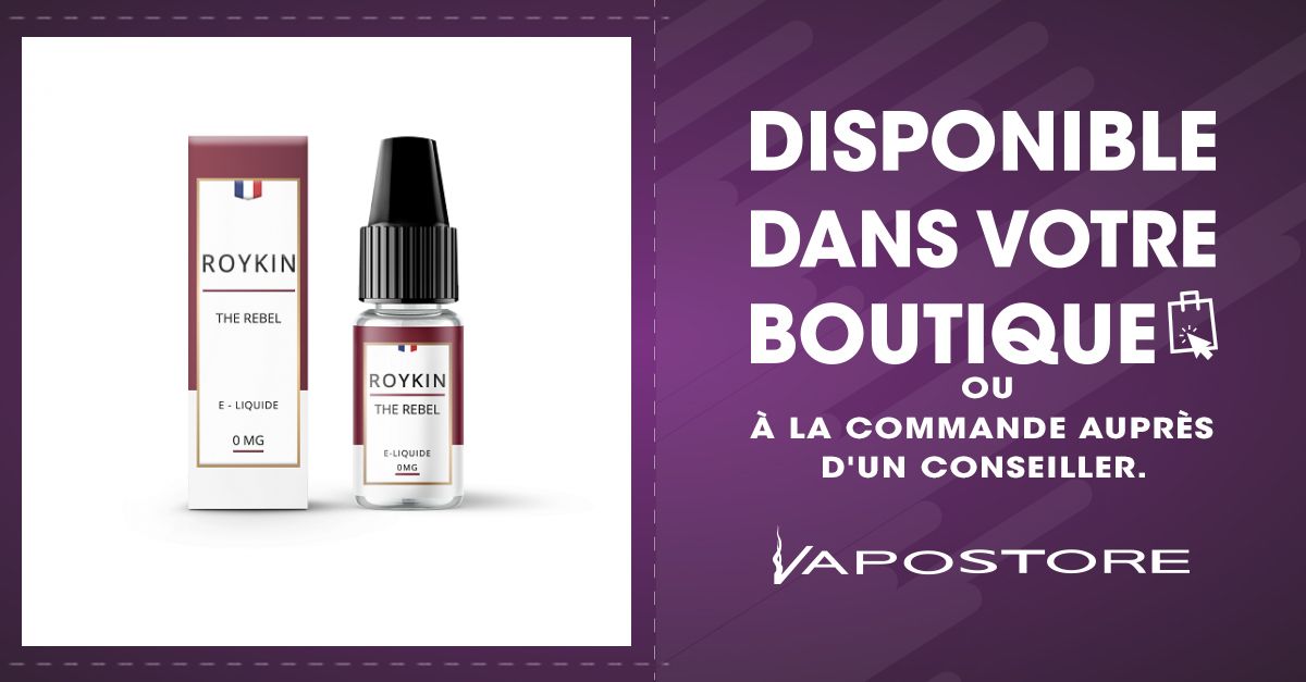 The Rebel Roykin 10ml - Vapostore The Rebel Roykin 10ml - Vapostore