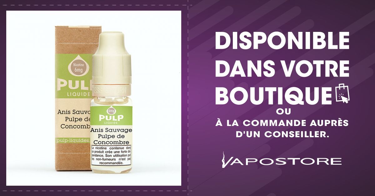 Anis Sauvage Pulpe de Concombre Pulp 10ml - Vapostore Anis Sauvage Pulpe de Concombre Pulp 10ml - Vapostore