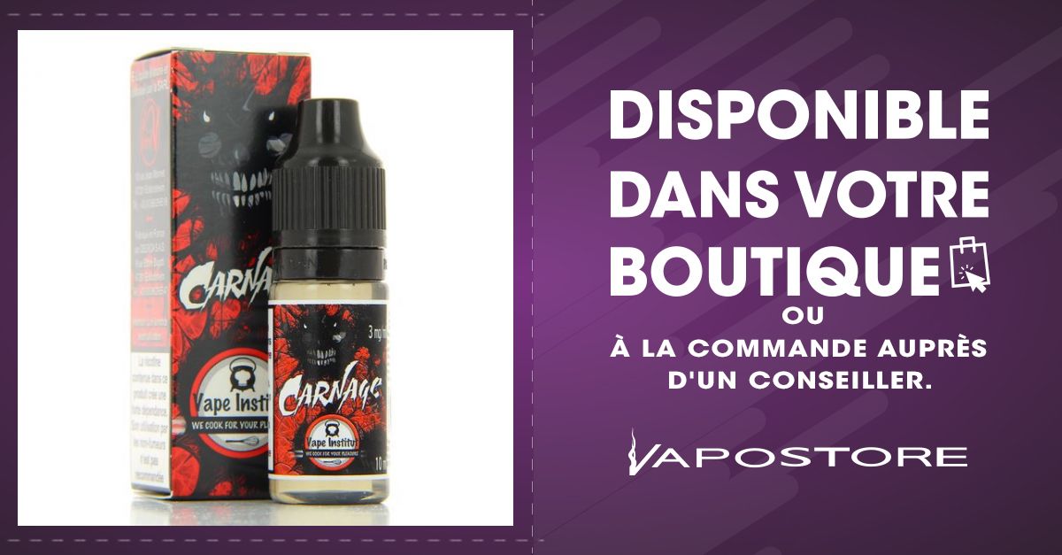 Carnage Vape Institut 10ml - Vapostore