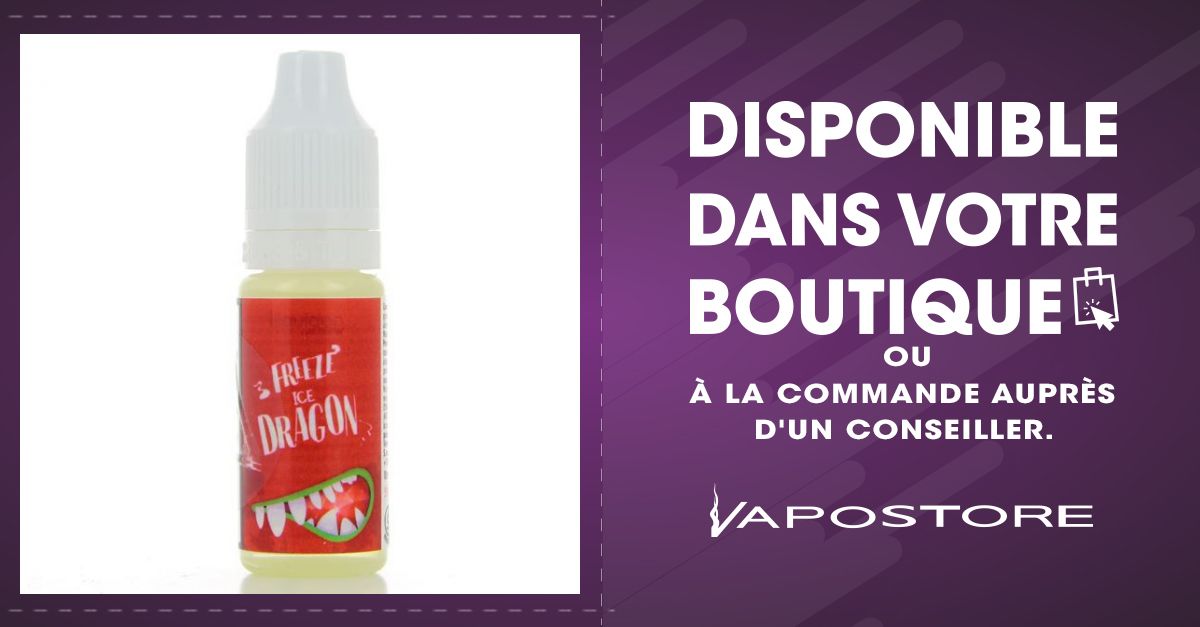 Ice Dragon Freeze Liquideo 10ml - Vapostore