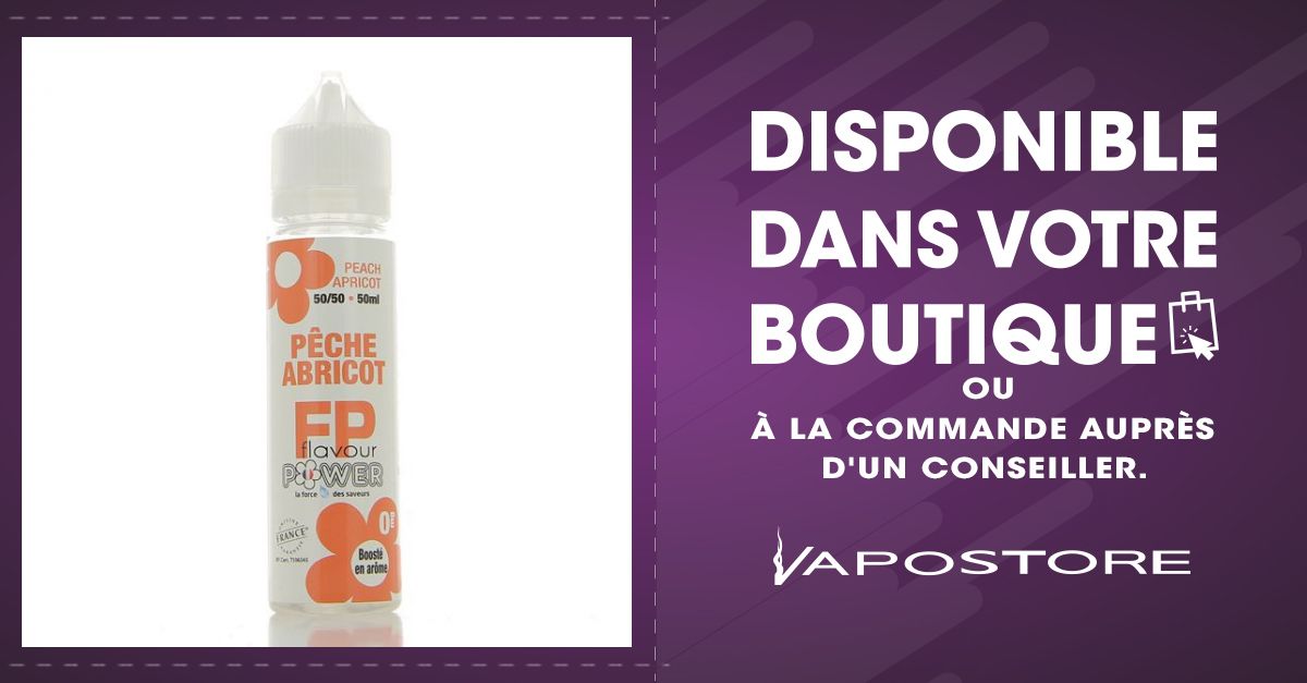 Pche Abricot 50/50 Flavour Power 50ml 00mg - Vapostore Pche Abricot 50/50 Flavour Power 50ml 00mg - Vapostore