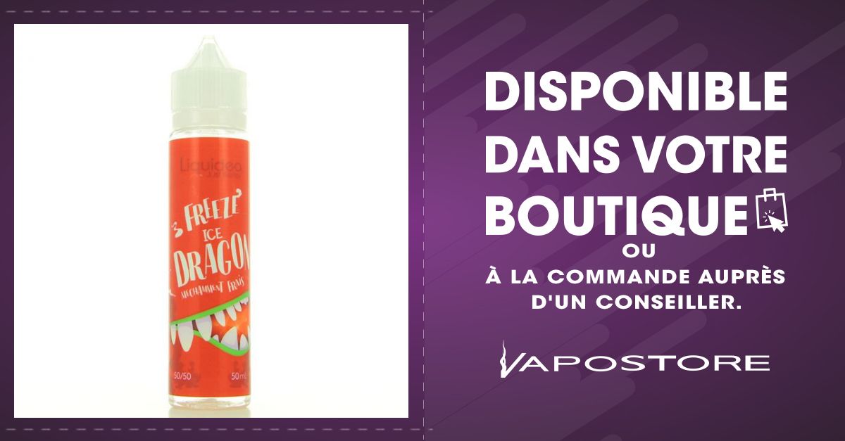 Ice Dragon Freeze Liquideo 50ml - Vapostore Ice Dragon Freeze Liquideo 50ml - Vapostore