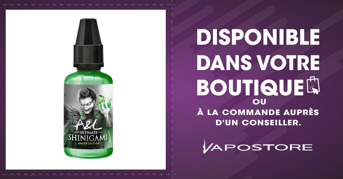 le e liquide se perime t il Shinigami Green Edition Concentré Ultimate A&L 30ml -
