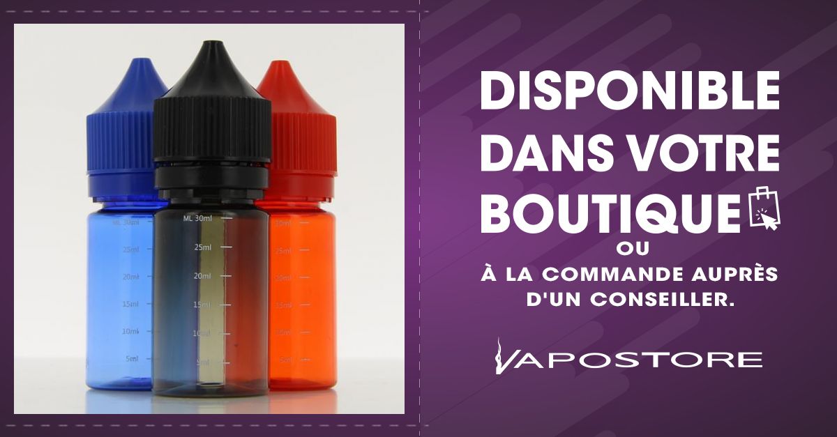 Fiole Vide Graduée 30ml - Pour Préparations DIY - Sans Nicotine