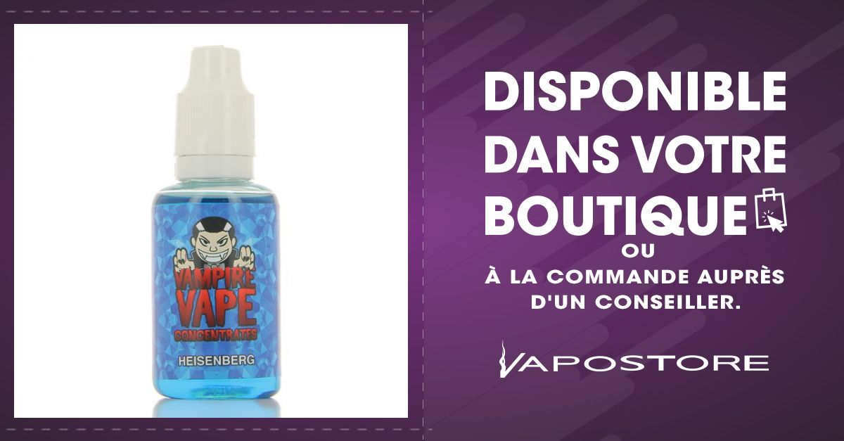 Heisenberg Concentre Vampire Vape 30ml - Vapostore