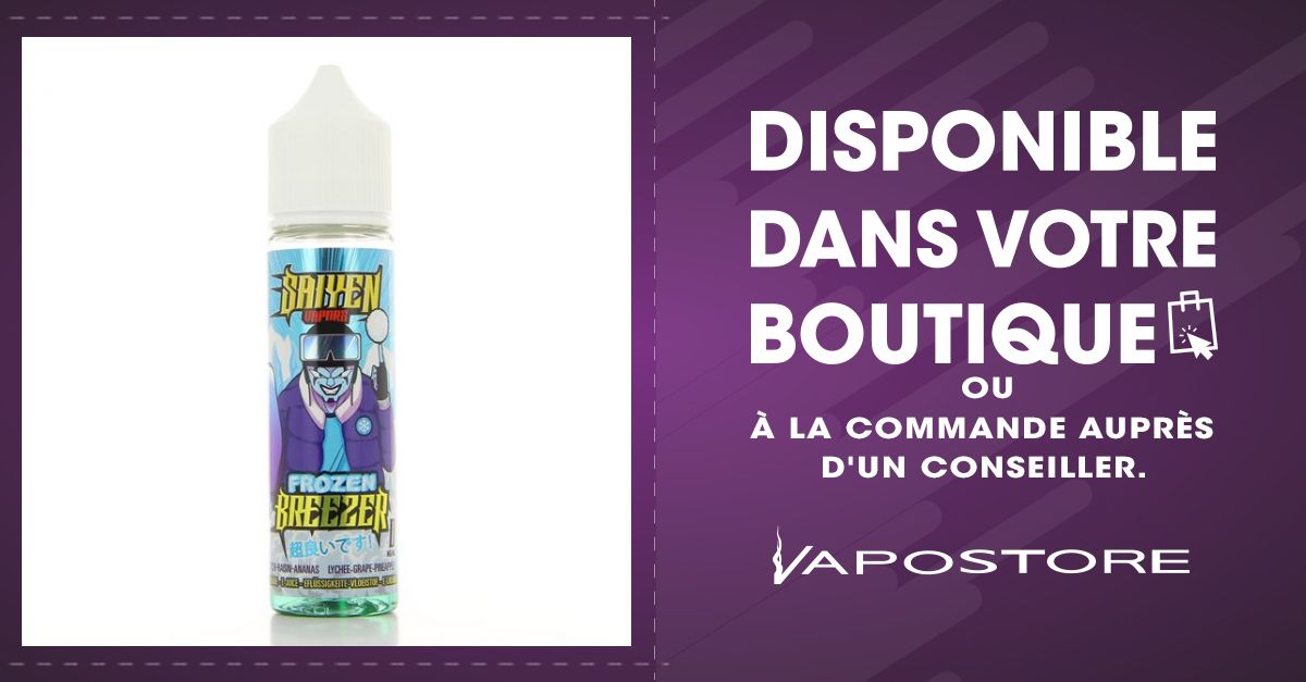 Frozen Breezer Saiyen Vapors 50ml 00mg - Vapostore