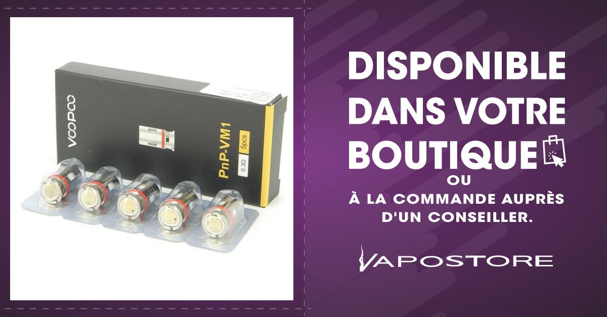 Pack de 5 résistances Pnp Vinci Voopoo