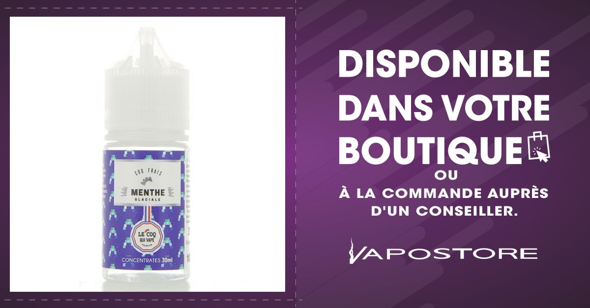 menthe glaciale concentré le coq qui vape premium 30ml Concentré Menthe Glaciale - DIY e-liquides main image 1