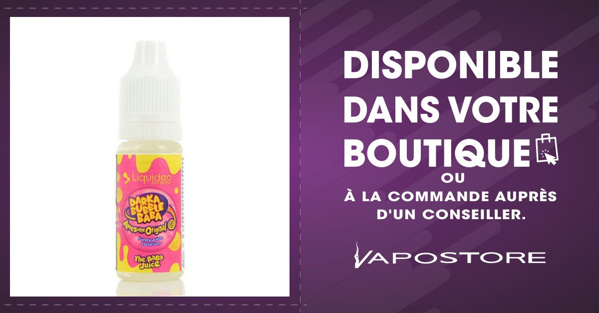 Darka Bubble Baba Liquideo Tentation 10ml - Vapostore