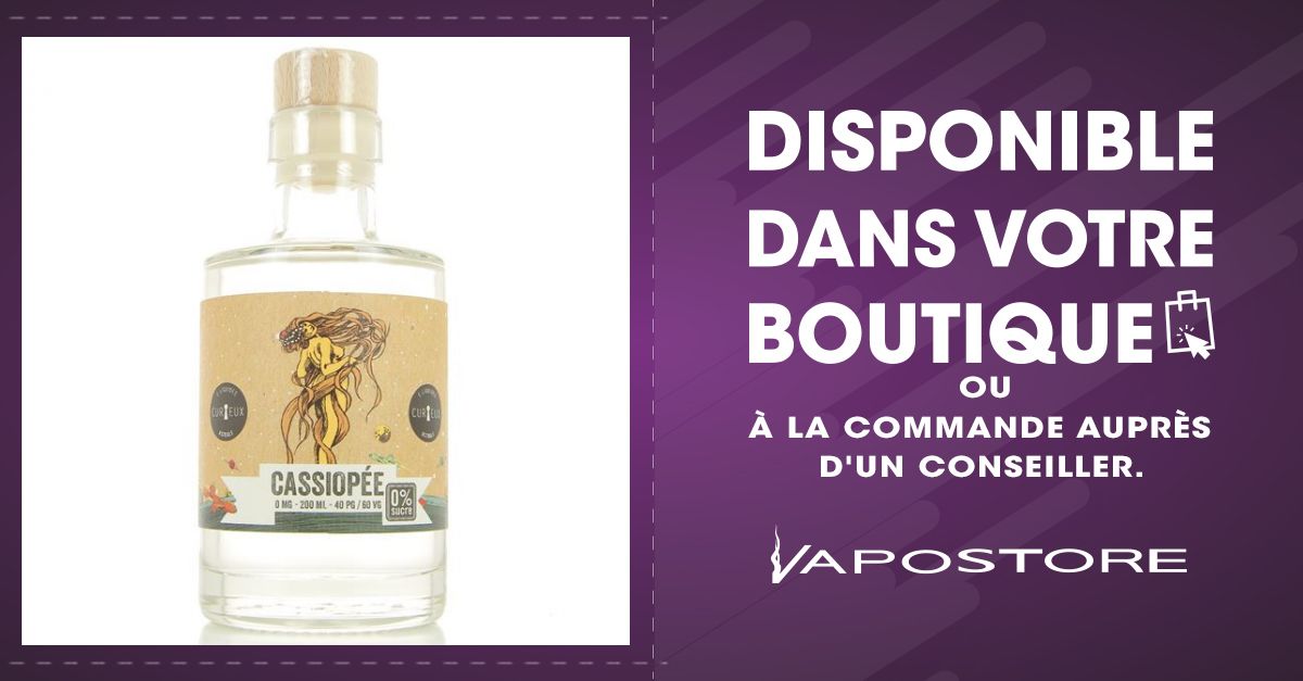 Cassiope Astrale Curieux 200ml 00mg - Vapostore