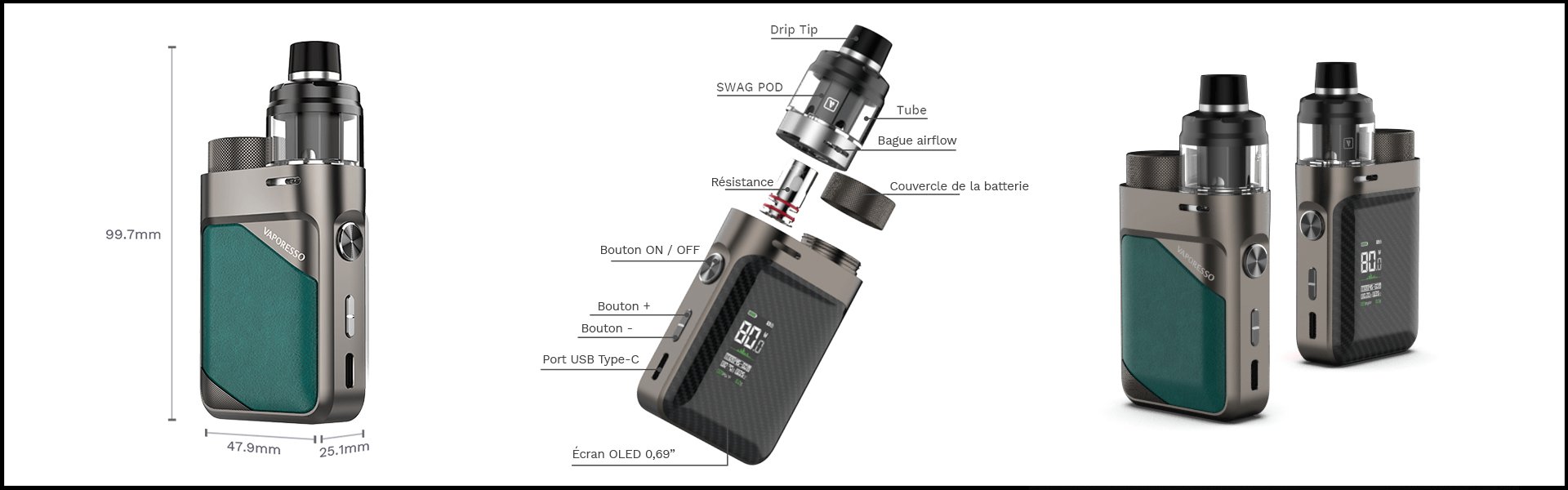 Vaporesso индикатор