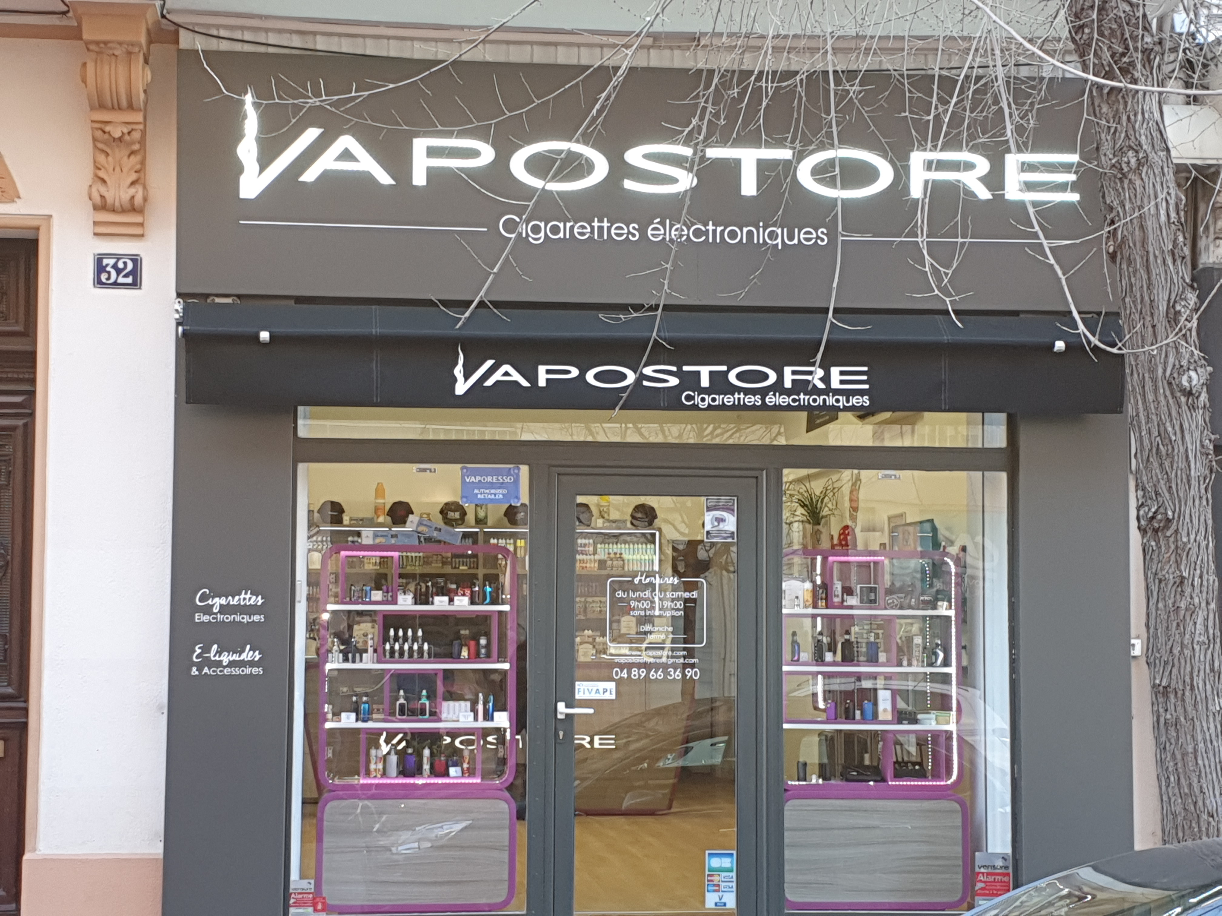 Voir notre boutique de cigarette électronique à Hyères (83)