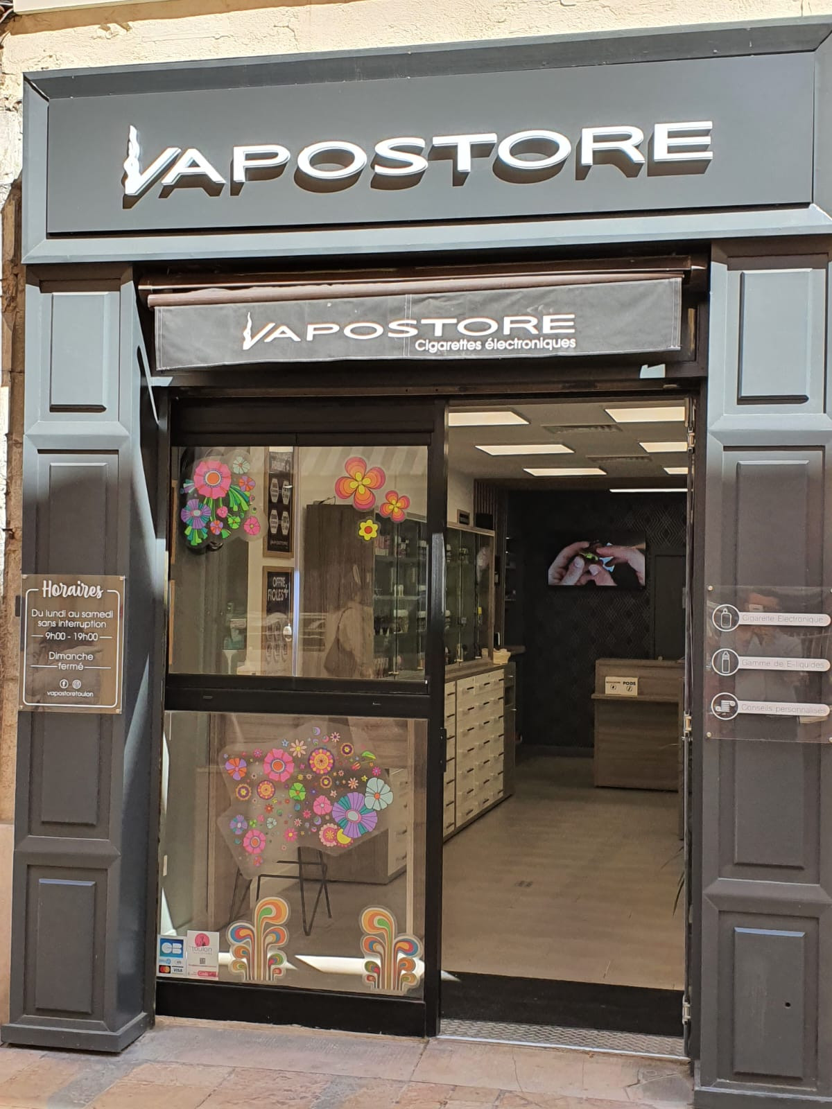 Voir notre boutique de cigarette électronique à Toulon (83)