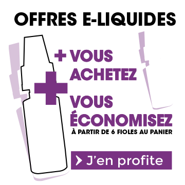 PLUS D'E-LIQUIDES